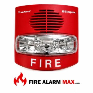 Simplex 4903-9417 Wall Red Horn Strobe P/n:0626586