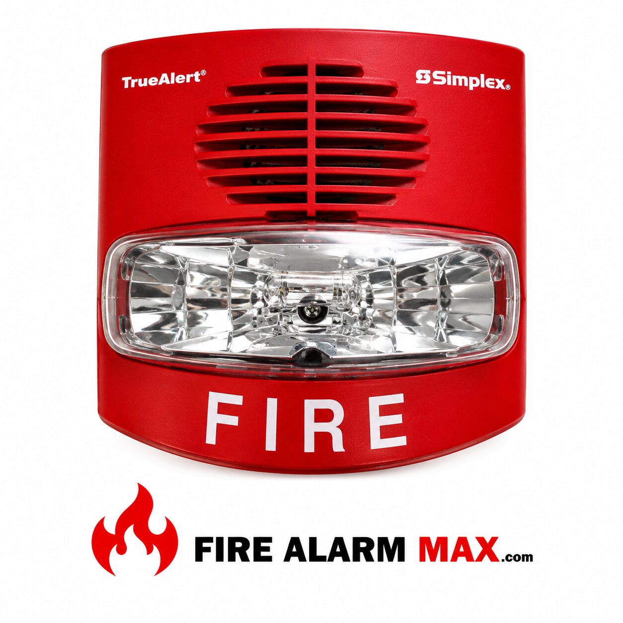 Simplex 4903-9417 Wall Red Horn Strobe P/n:0626586
