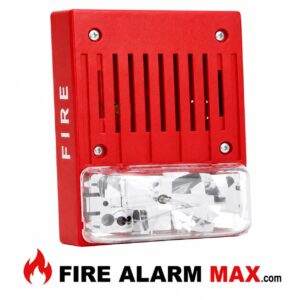 Simplex 4906-9128 Ceiling Mount Horn Strobe Red