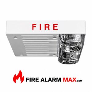 Simplex 4906-9230 Addressable White Horn Strobe