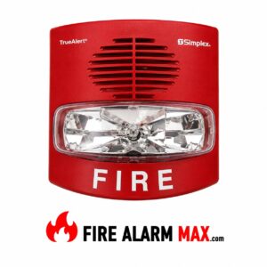 Simplex 49AV-WRF Wall Red Horn Strobe