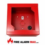 Edwards EST 757A-SB Surface Metal Back Box (Red)