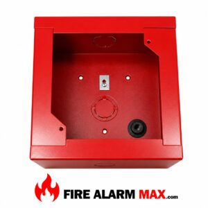 Edwards EST 757A-SB Surface Metal Back Box (Red)