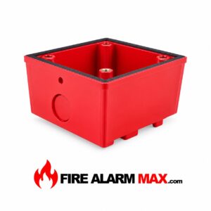 Siemens MT-SUR-BOX Back Box Red P/n:500-693168