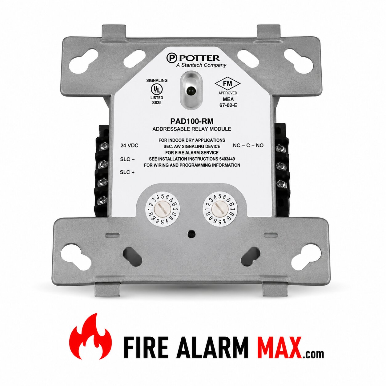 Potter PAD100-RM Addressable Relay Module