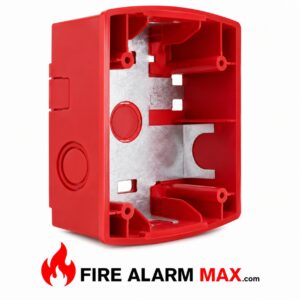 System Sensor SBBR Red Wall-mount Back Box