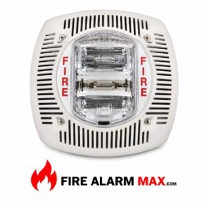 Potter SPKSTR-24WLPW White Wall Speaker Strobe