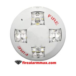 Edwards GCVWF White Ceiling Strobe