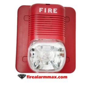 System Sensor P1224MC Wall Horn Strobe Red