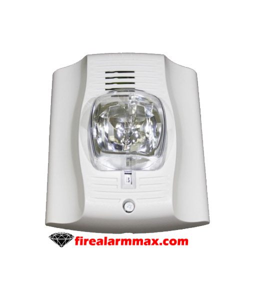 System Sensor P2WP Horn Strobe White Plain Fire Alarm Max