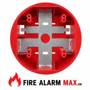 System Sensor SBBCRL Ceiling Surface Mount Back Box, Red