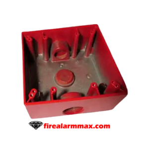 Edwards 74347U Surface Mount Box, Outdoor, Red