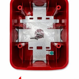 System Sensor SBBSPRL Wall, Back Box, Red