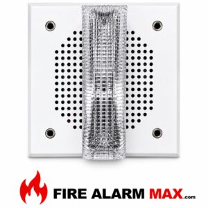 Gentex SPKE4-110WW Wall Mount Speaker Strobe