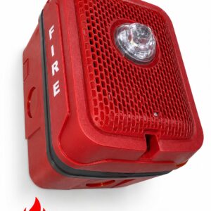 System Sensor SPSRKLED Outdoor LED Speaker Strobe Red