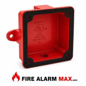 Edwards WGRMA. Flush/Surface Mounting Adapter, Red