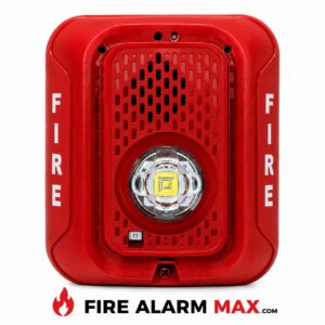 System Sensor CHSRLED Chime Strobe Wall, Fire, Red