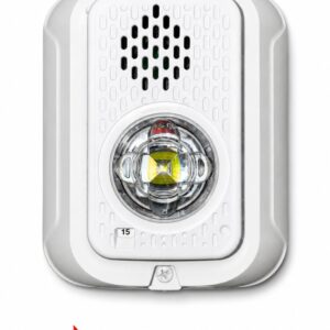 System Sensor P2WLED-P Horn Strobe, Wall, White