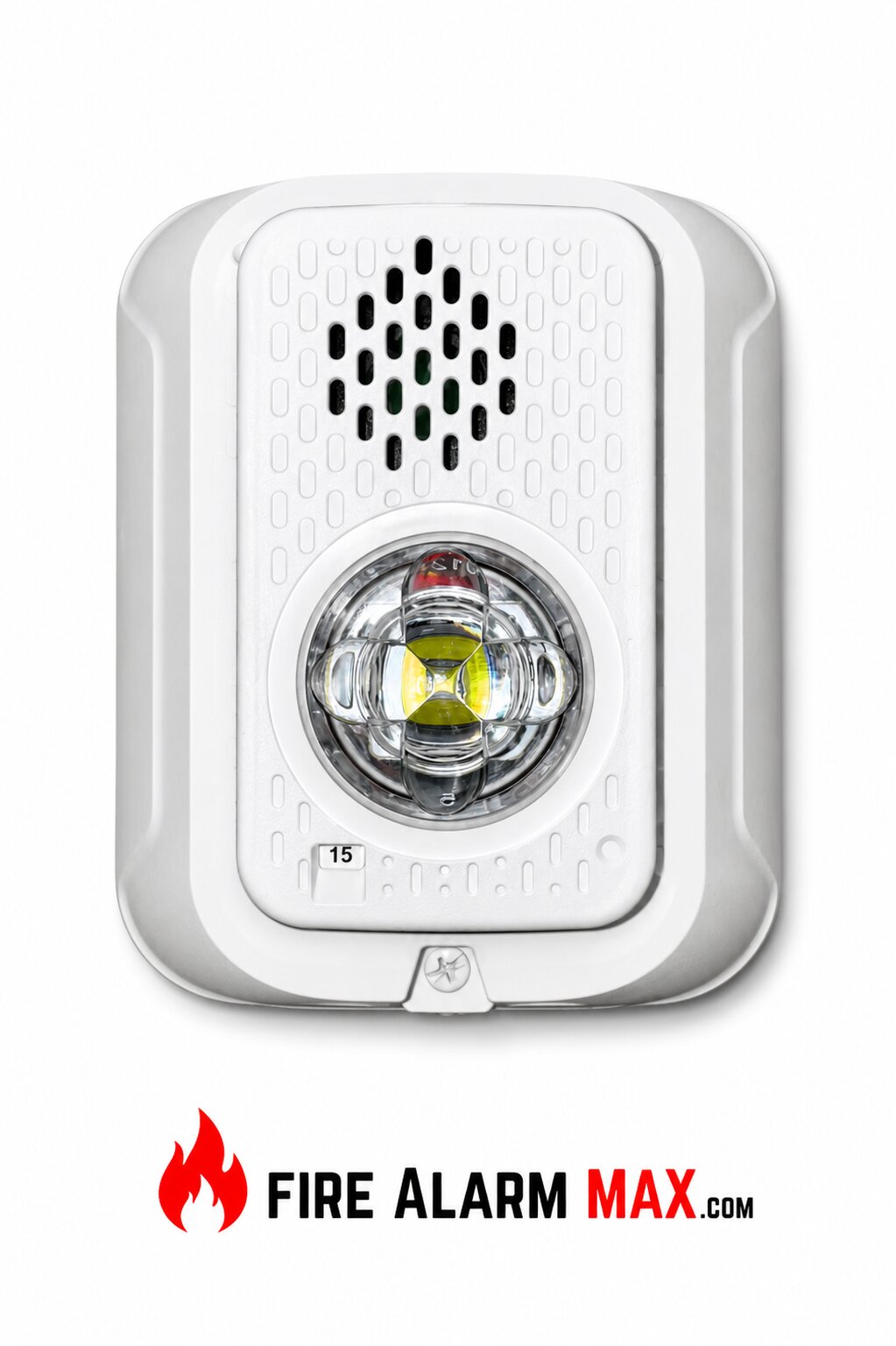 System Sensor P2WLED-P Horn Strobe White Plain