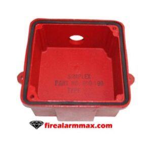 Simplex 2975-9009 Weatherproof Back Box, Red