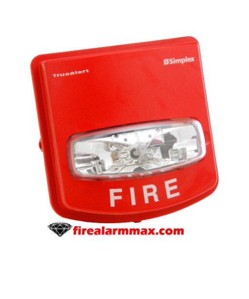 Simplex 4906-9105 Wall Mount Strobe Weatherproof (Red)