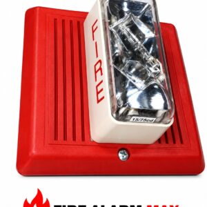 Edwards 757-7A-CS Chime/Strobe 15/75 Red