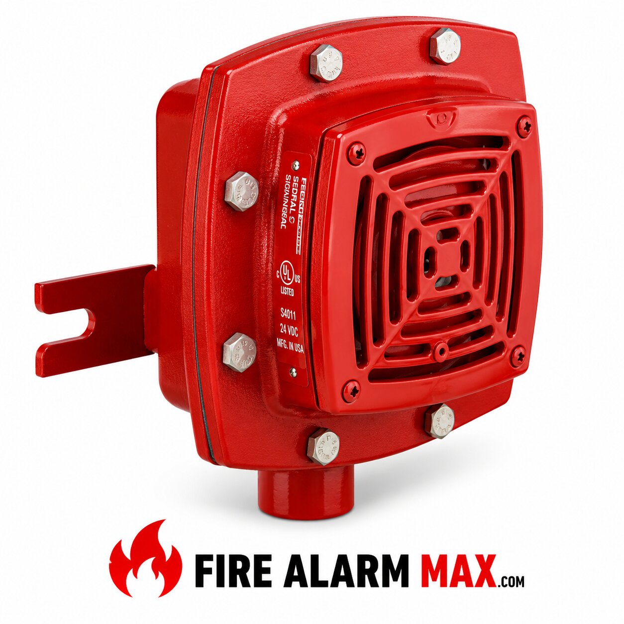 Edwards 889D-AW Hazardous Location Horn Red