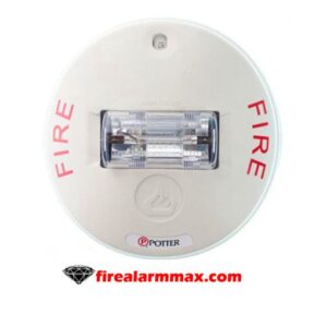 Potter CHS-24W White Ceiling Horn Strobe