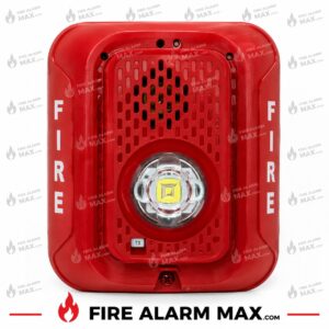 System Sensor CHSRLED Chime Strobe Wall, Fire, Red