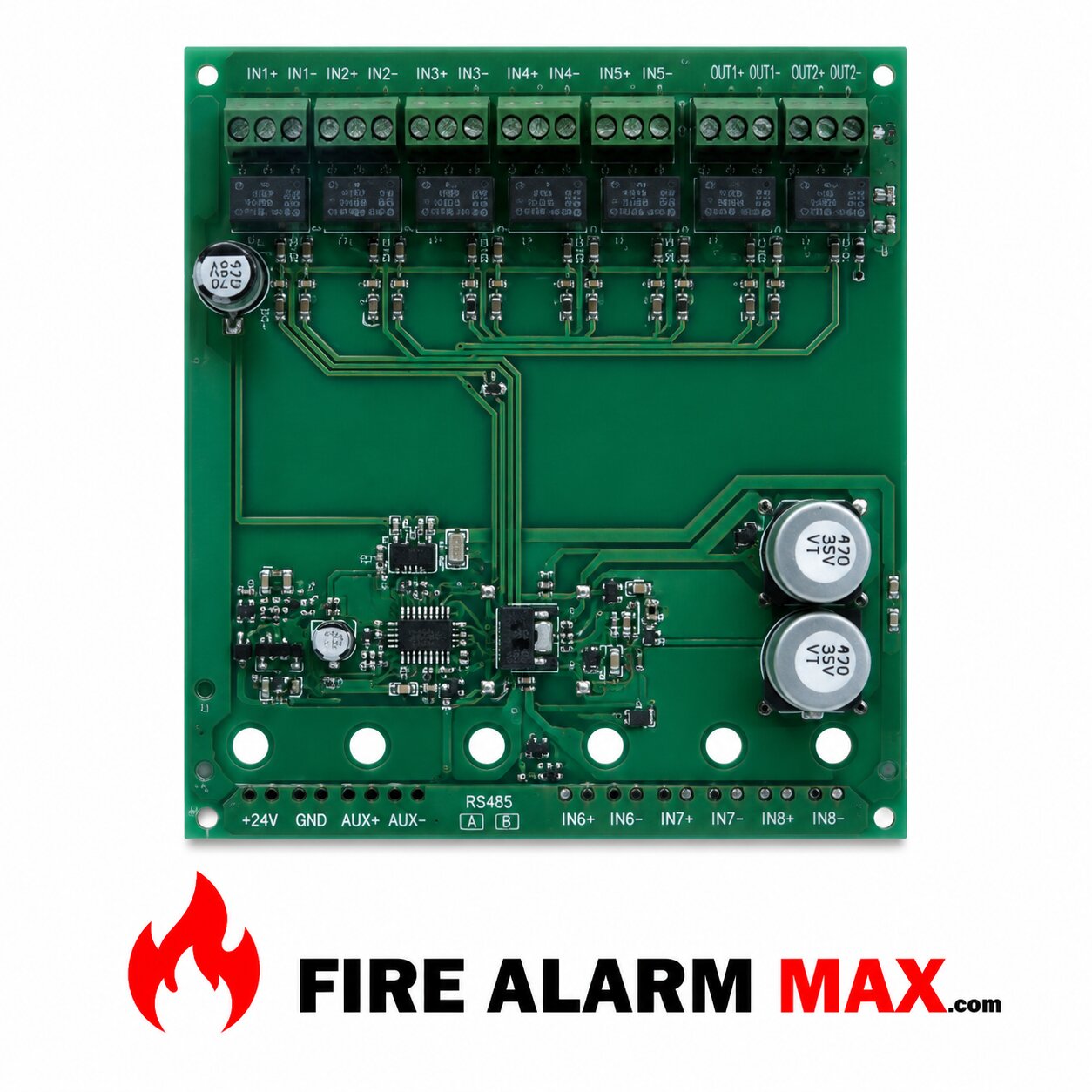 Fire-Lite CRF-300-6. Six Relay Control Module
