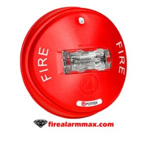 Potter CS-24R Ceiling Strobe, Red