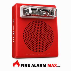 Cooper Wheelock E50H-24MCW-FR Speaker Strobe Red