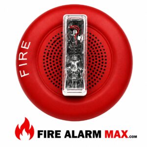 Wheelock E60-24MCW-FR Speaker Strobe FIRE Red