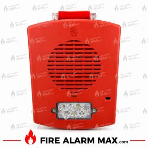 Eaton EL4XHS-FR Horn Strobe with 4x Surface Box, Red