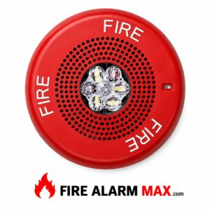Wheelock ELCHSRC Eluxa chime strobe, LED, ceiling, red