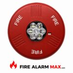 Eaton ELSTRC Strobe, LED, Ceiling, Red, FIRE Indoor