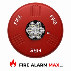 Eaton ELSTRC Strobe, LED, Ceiling, Red, FIRE Indoor