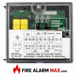 Edwards ESD-CT Duct Smoke Detector, Controller (Terminals)