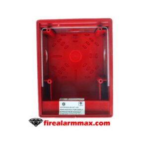 Edwards Est G4RB Surface Back Box Red (Plastic)