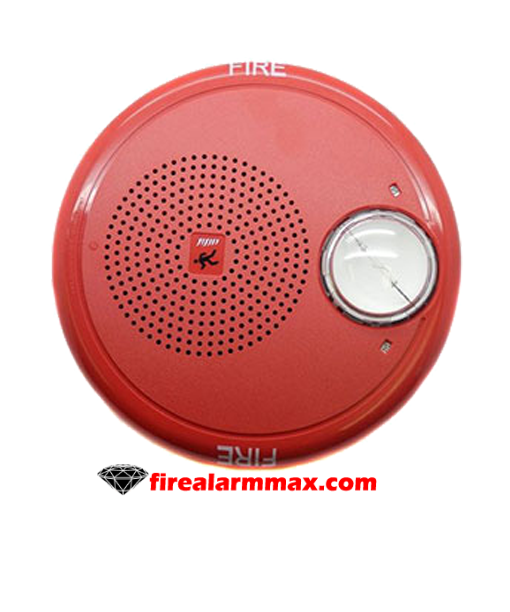 Edwards GCHFRF-S7VMCH Red Ceiling Speaker Strobe