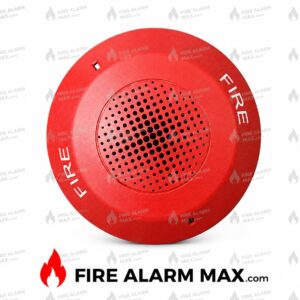 Edwards GCSRF-CVR Cover, Ceiling Speaker, Red, FIRE Marking