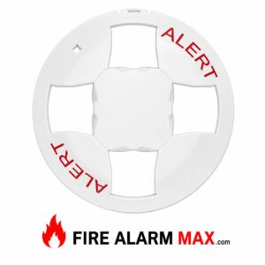 Edwards GCSVRA-CVR Cover, Ceiling Speaker/Strobe, Red, Alert