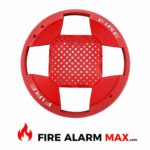Edwards GCSVRF-CVR Cover, Ceiling Speaker/Strobe, Red, Fire