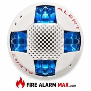 Edwards GCSVWA-B Ceiling Speaker Strobe