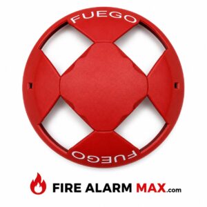 Edwards EST GCVRF-SP-CVR Ceiling Strobe Cover, Red, Fuego