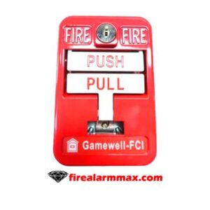 Gamewell-FCI GWMPS-2 Dual Action Pull Station.