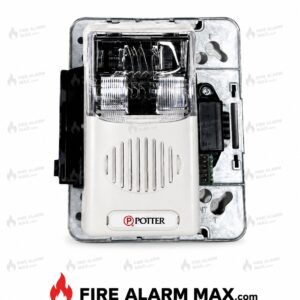 Potter HS-24WW-WP Outdoor Horn Strobe, White