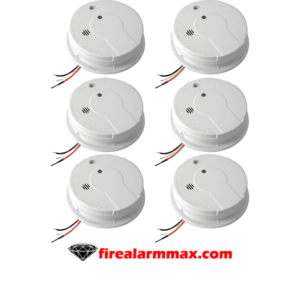Edwards I12040A Smoke Fire Alarm (Pack of 6)