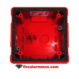 Cooper Wheelock IOB-R. Weatherproof Back Box Red.