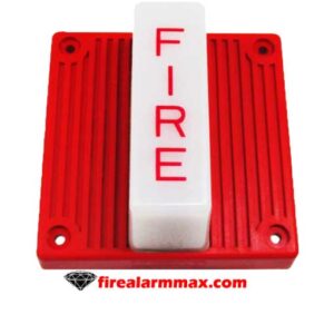 Wheelock MT4-115-WH-VFR Red Horn Strobe